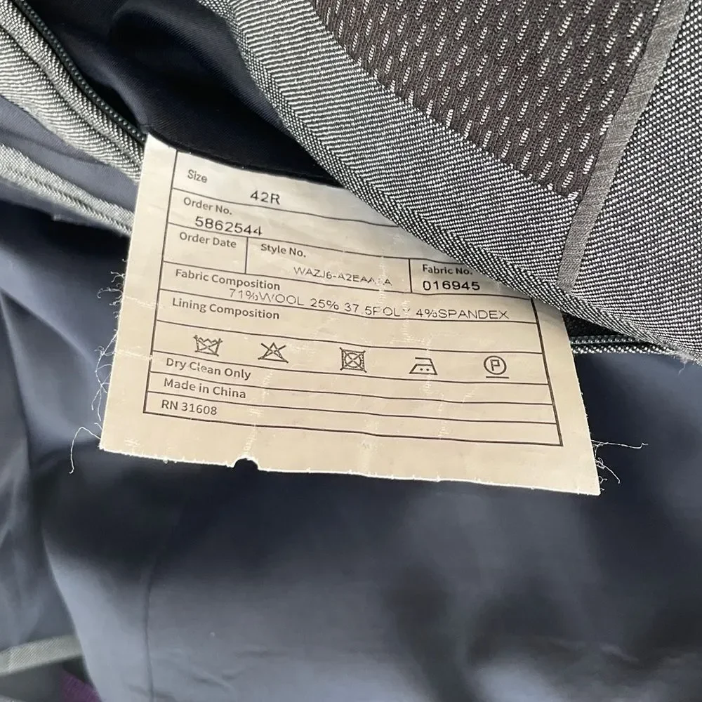 🔥 Take 50% OFF- Jos. A. Bank Men's Gray Suit Blazer